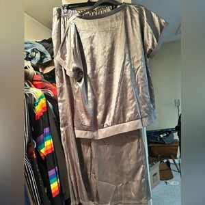 Elegant Gray Women's 2 pc set